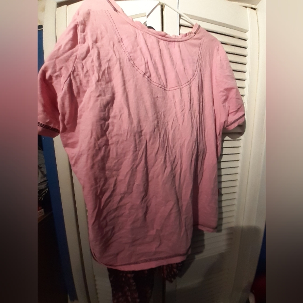 Pink Leopard Print Pajama Set - Picture 2 of 6